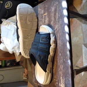 Nike air more Uptempo Slides. Size 12